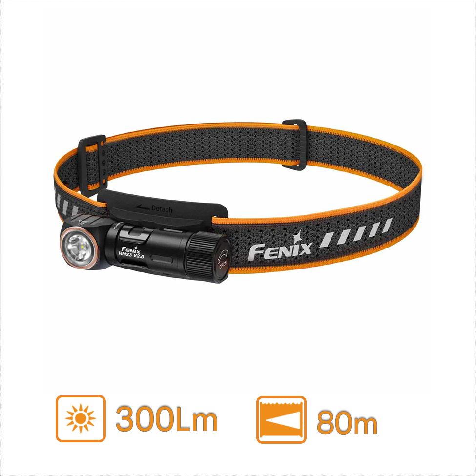 Fenix HM23 v2 300LM 80M