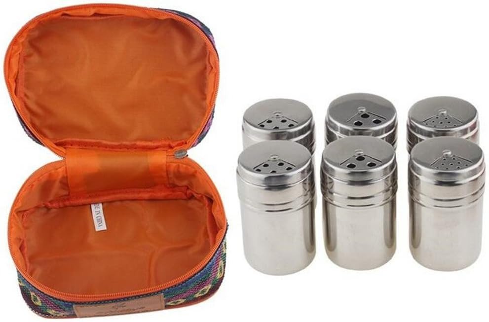 جنطة بهارات 6 علب ستيل FX-8479